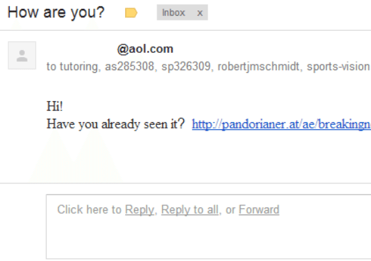 AOL Spam Email