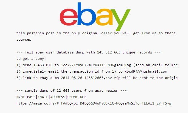 ebay data on sale