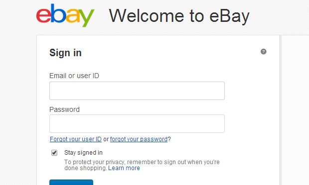 ebay signin