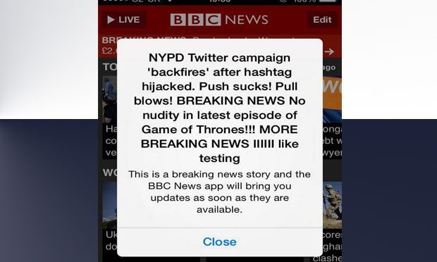 BBC App hacked