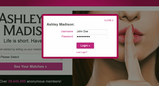 ashley madison password