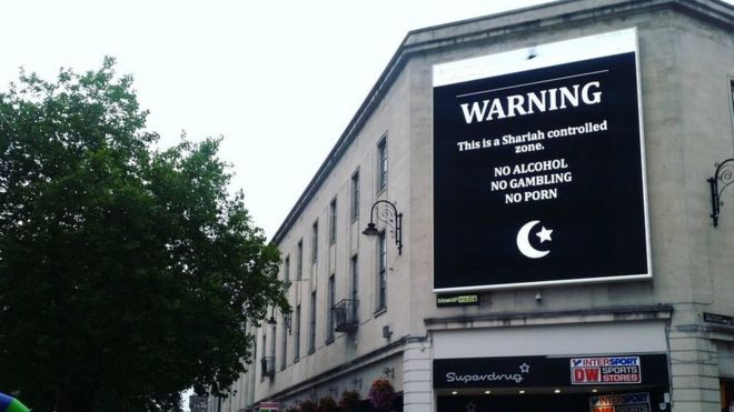 Cardiff billboard hacked